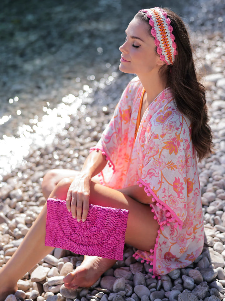 Simonetta Clutch in Pink