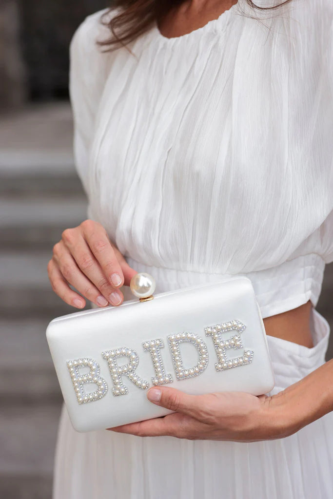 Bride Pearl Clutch