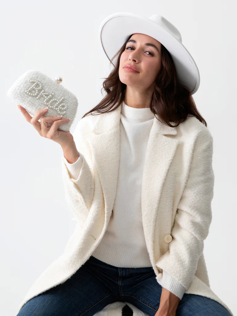 Ivory Bride Brimmed Hat