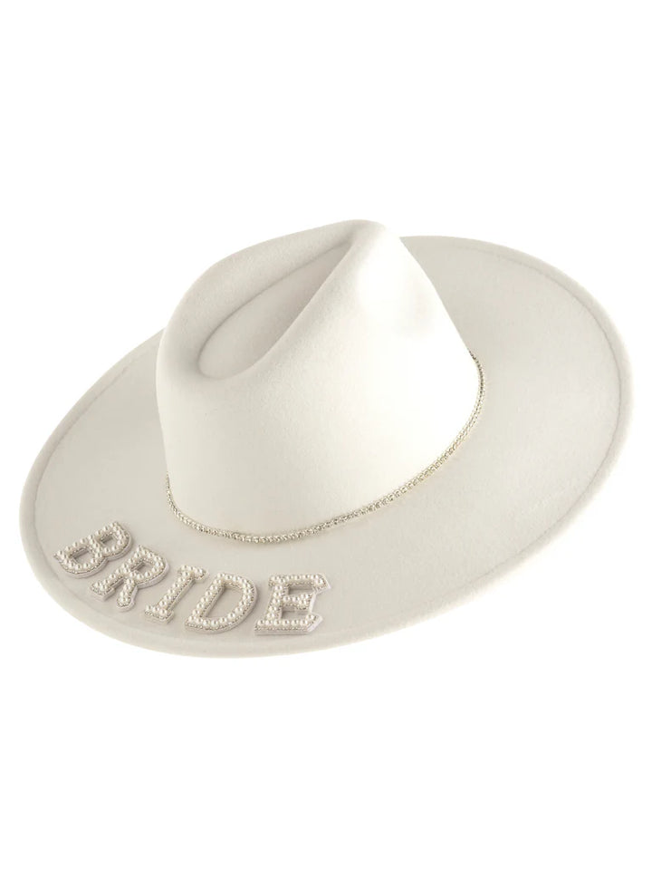 Ivory Bride Brimmed Hat