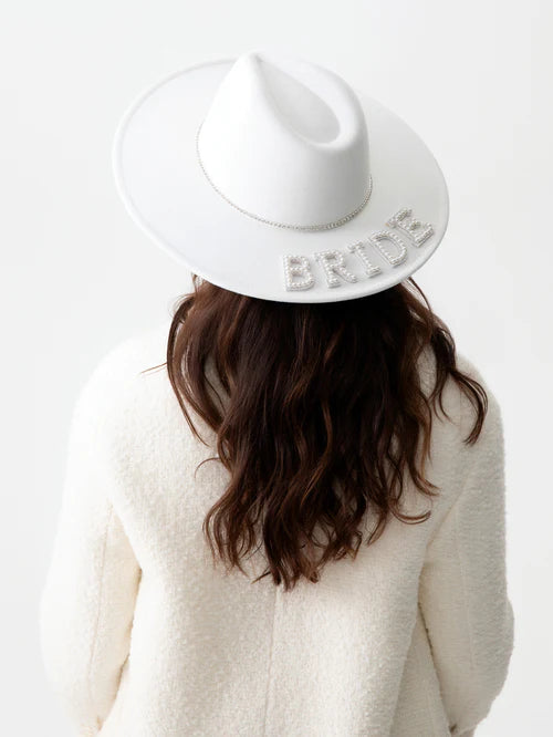 Ivory Bride Brimmed Hat