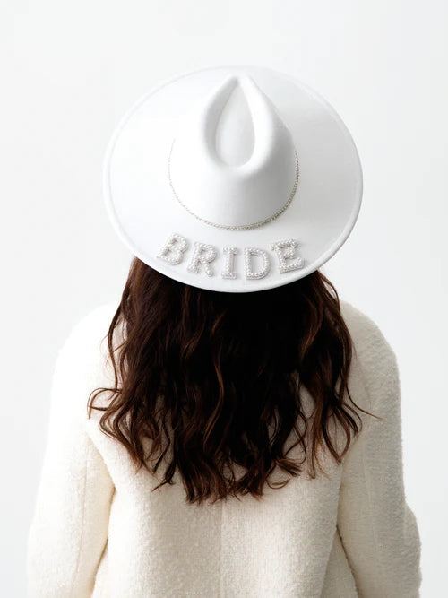 Ivory Bride Brimmed Hat