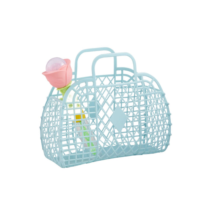 Blue Jelly Tote & Bubbles