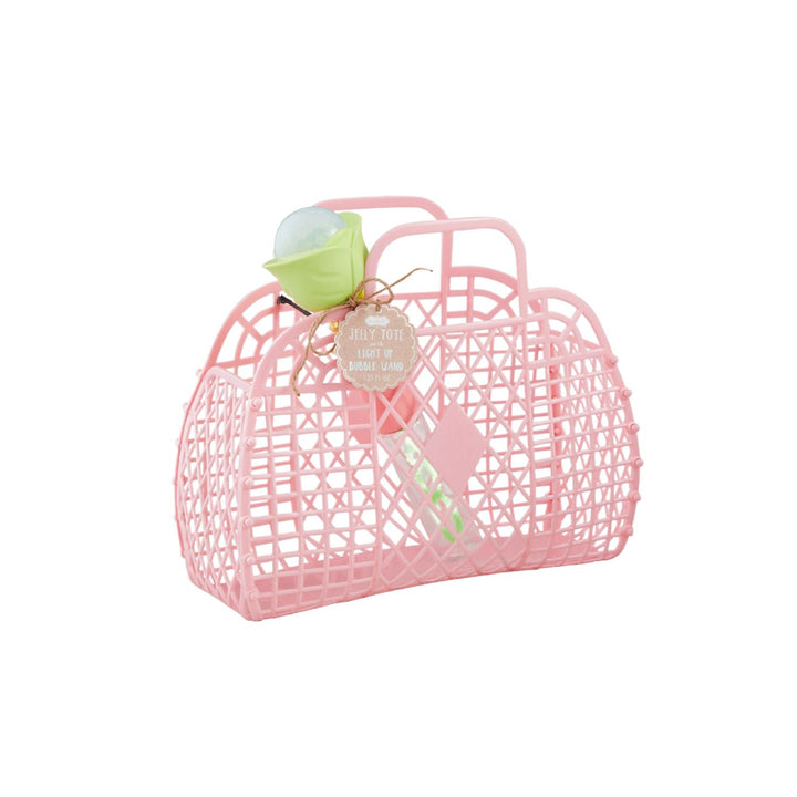 Pink Jelly Tote & Bubbles