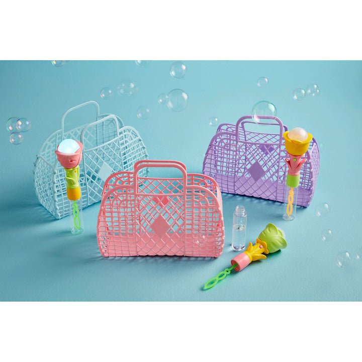 Blue Jelly Tote & Bubbles