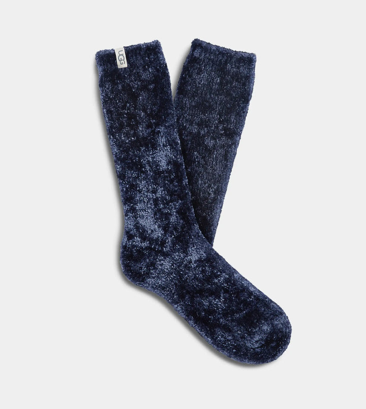 Leda Cozy Socks in Navy