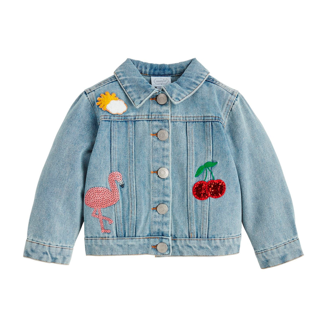 Girl Denim Patch Jacket