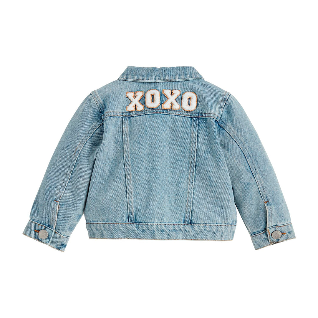 Girl Denim Patch Jacket