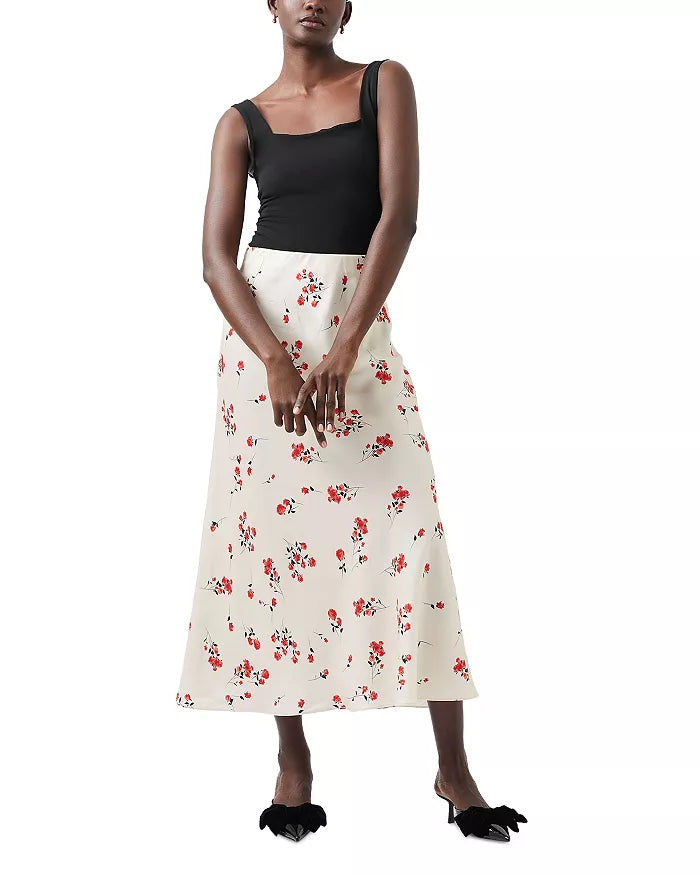 Floramour Satin Skirt