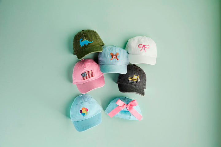 Bow Embroidered Hat