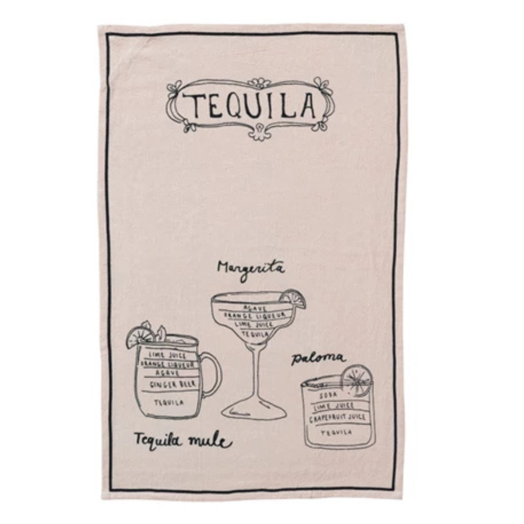 Cocktail Recipe Towel