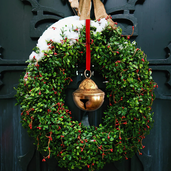 Sleigh Bell with Velvet Ribbon