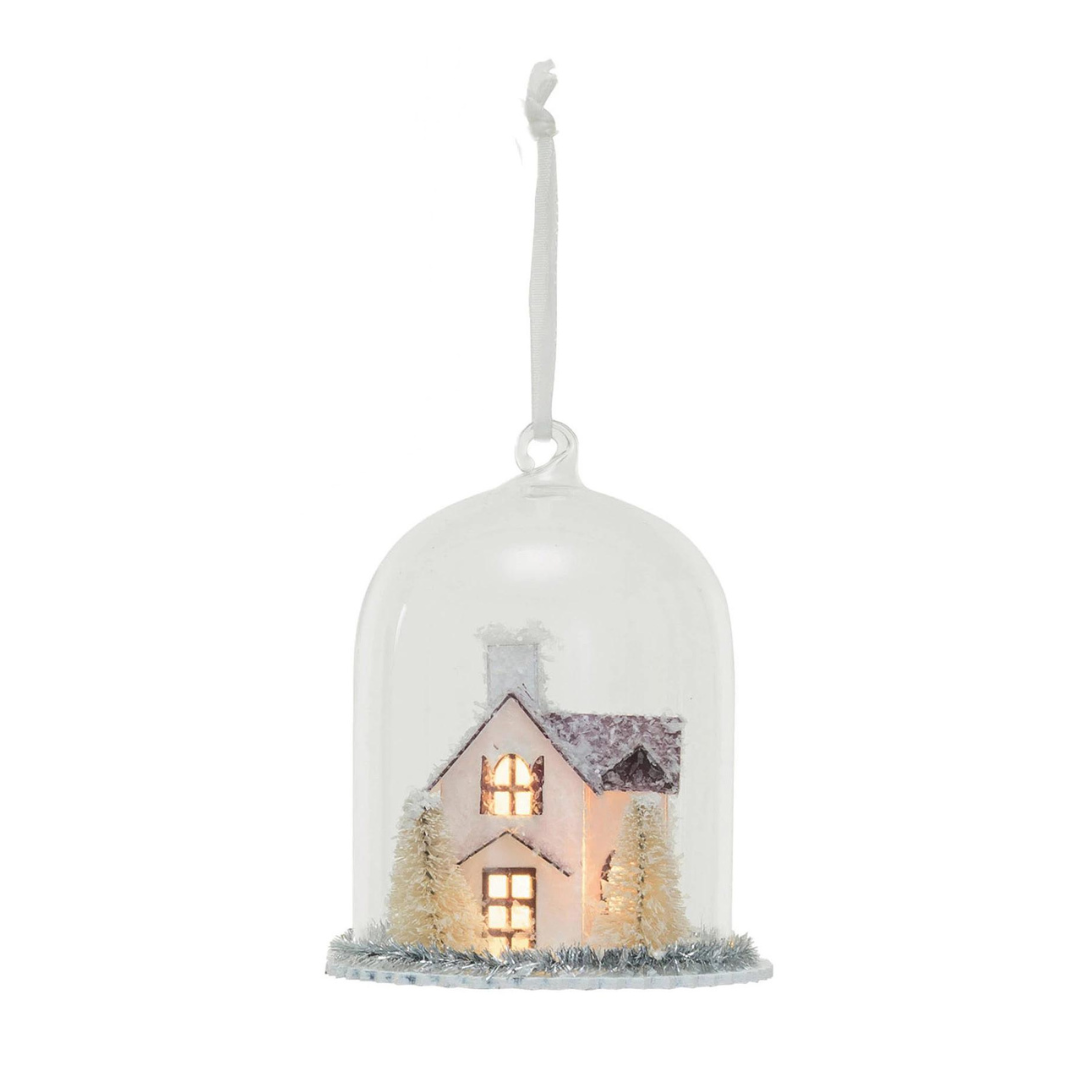 Glass Cloche LED Ornament