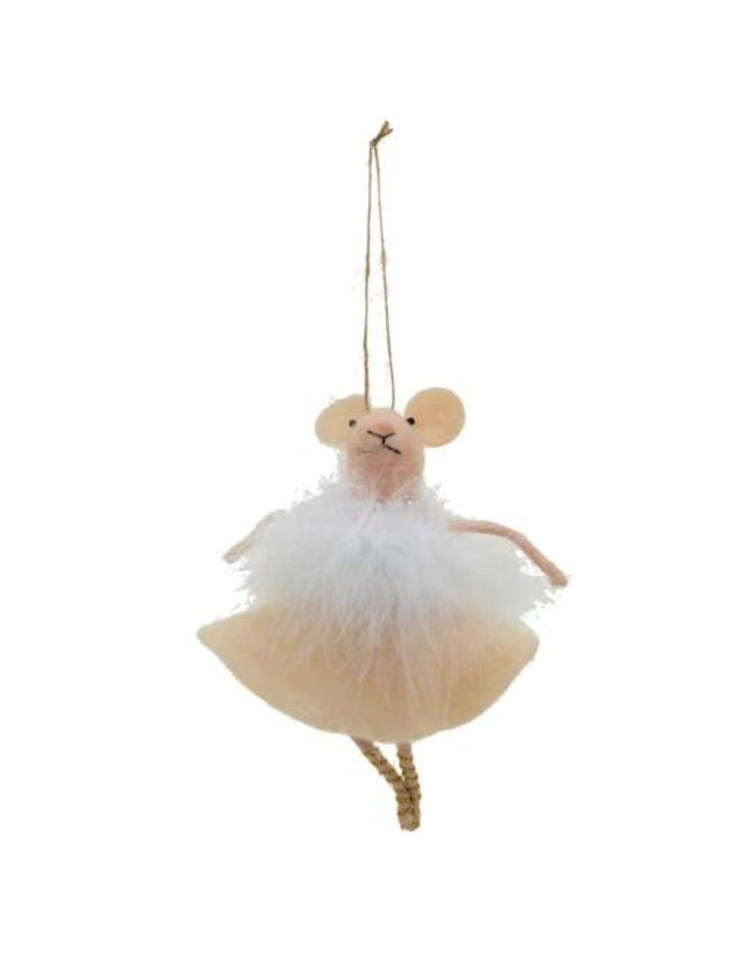 Ballerina Mouse Ornament