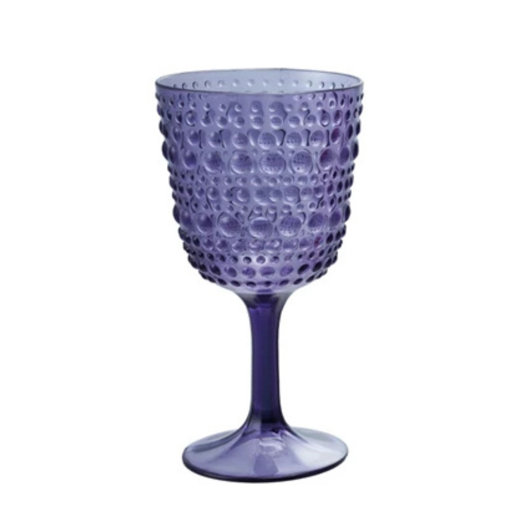 Acrylic Dots Wine Glass