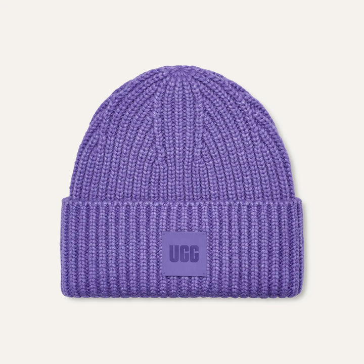 Chunky Rib Beanie in Lupine