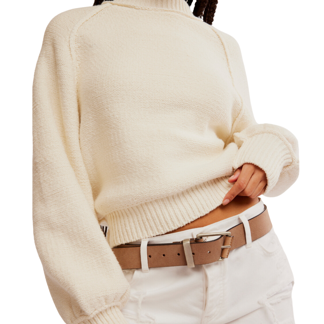 Riley Pullover in Ivory