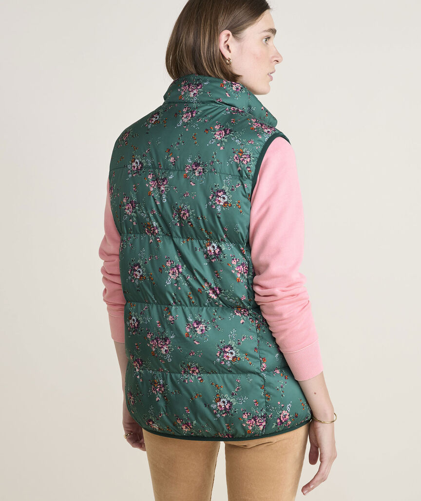 Puffer Vest in Janet Floral