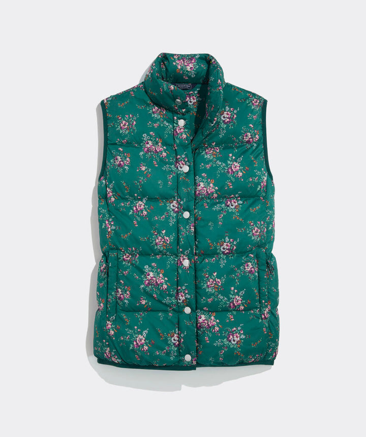 Puffer Vest in Janet Floral