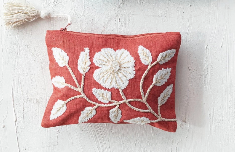 Embroidered Pouch