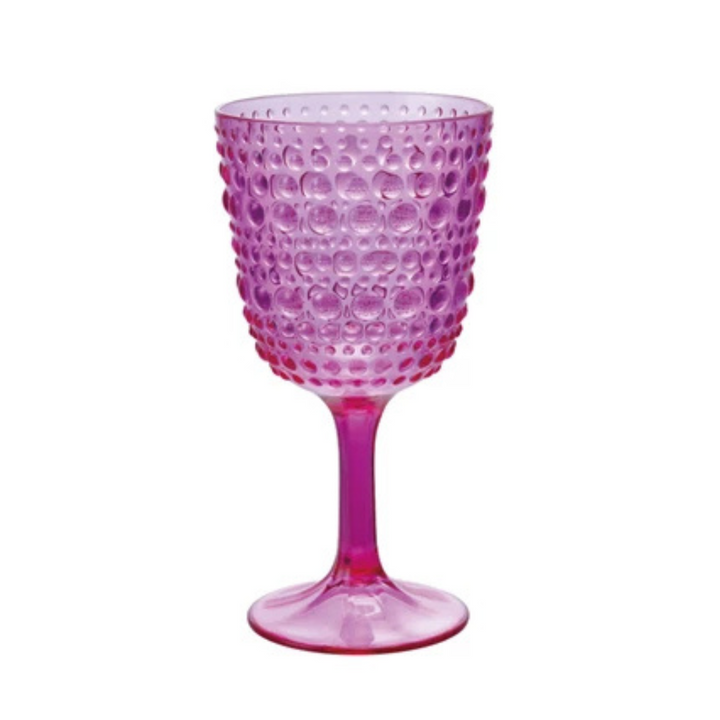 Acrylic Dots Wine Glass