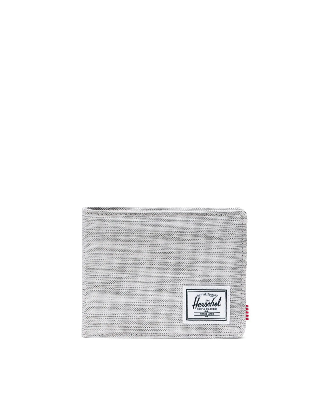 Roy Wallet in Light Grey Crosshatch