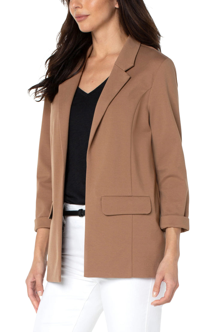 Boyfriend Blazer in Maple