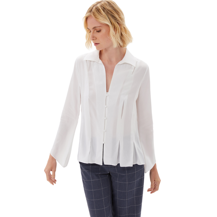 Swinton Box Pleat Blouse