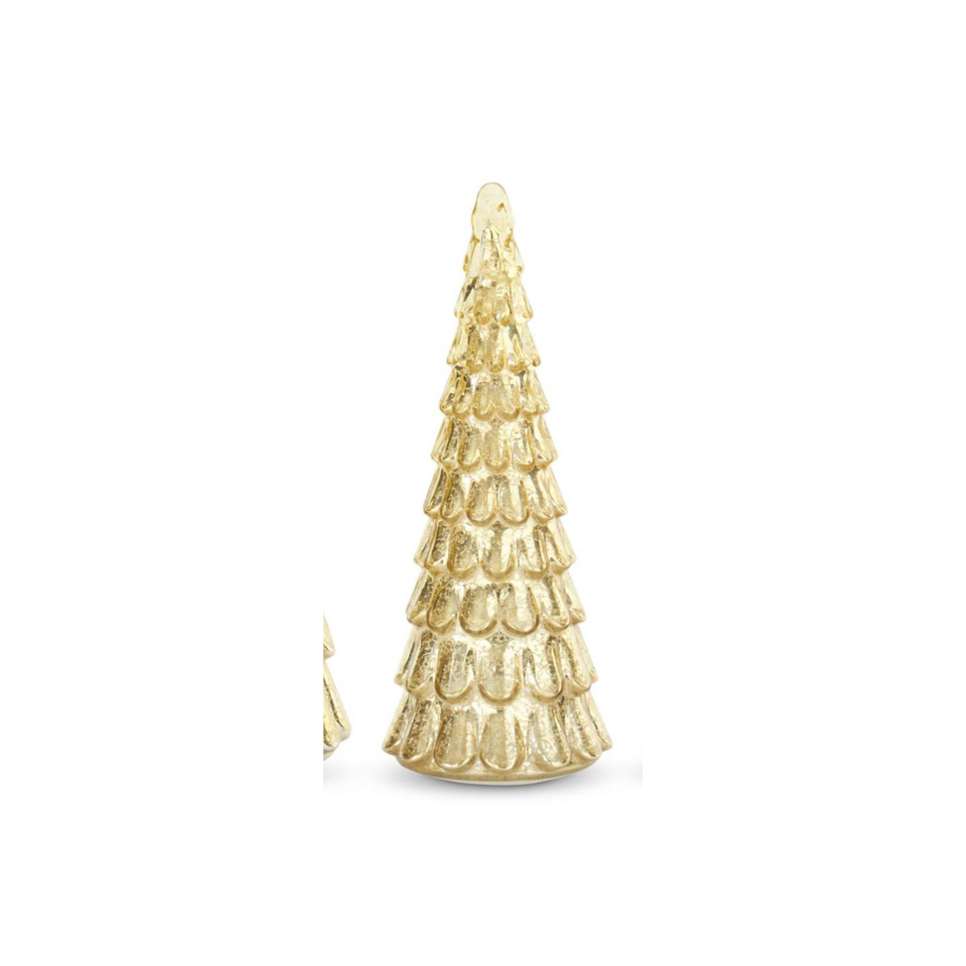 Gold LED Mercury Glass Tree