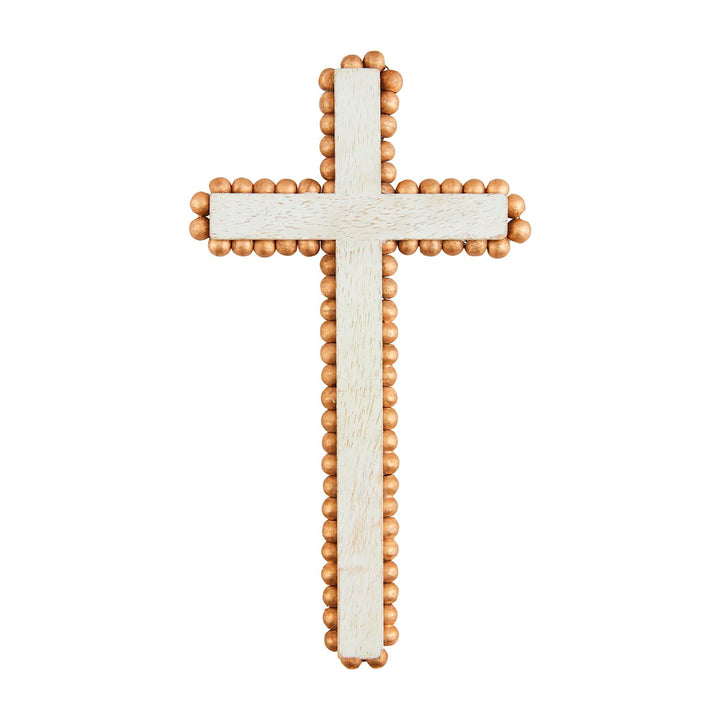 Gold Beaded Cross