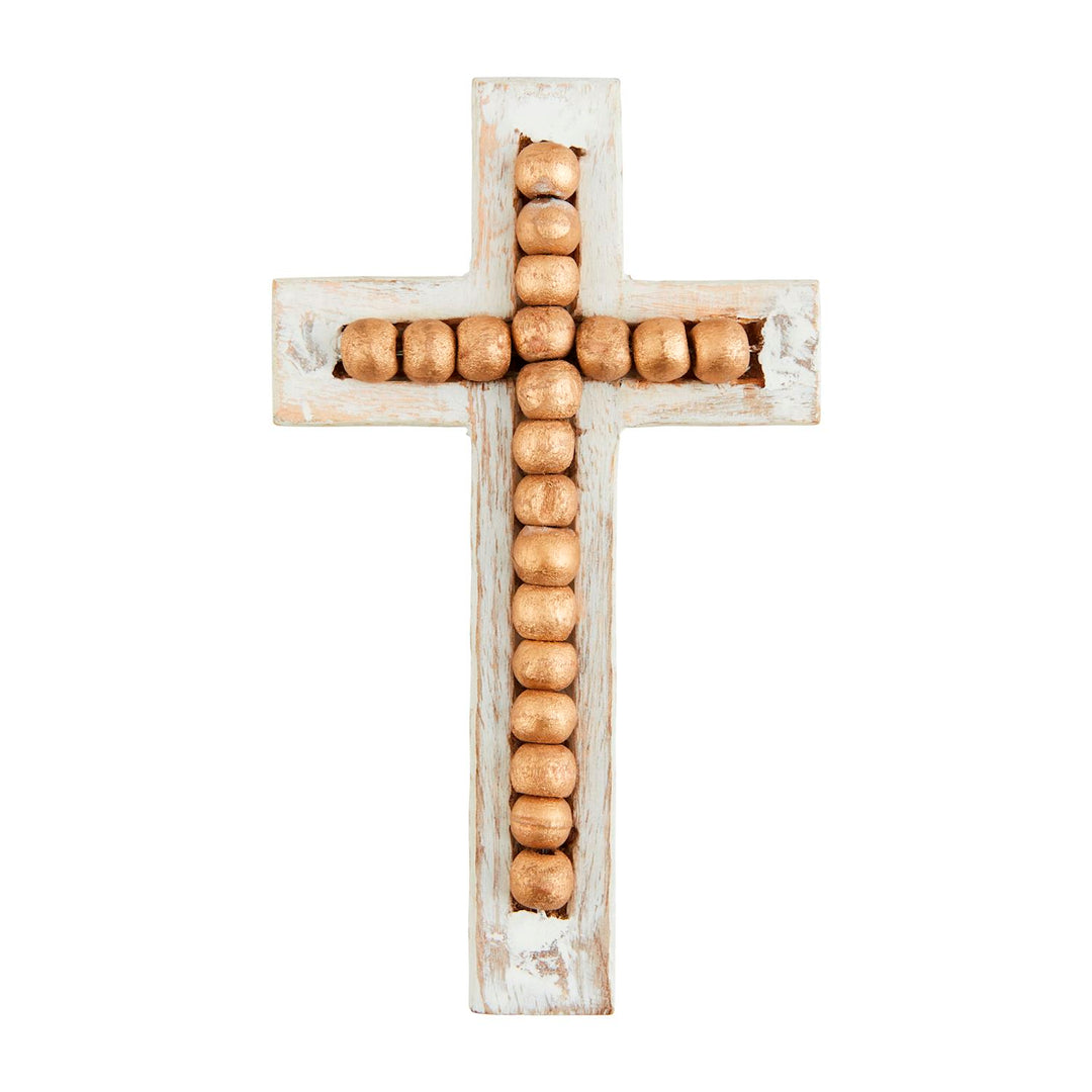 Gold Beaded Cross