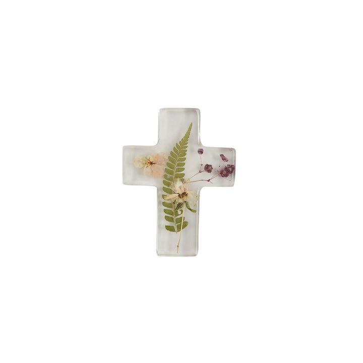 Fern Dried Flower Cross