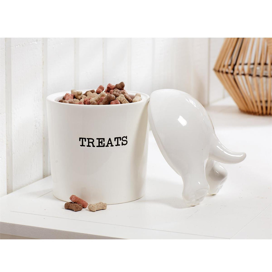 Dog Tail Treat Canister