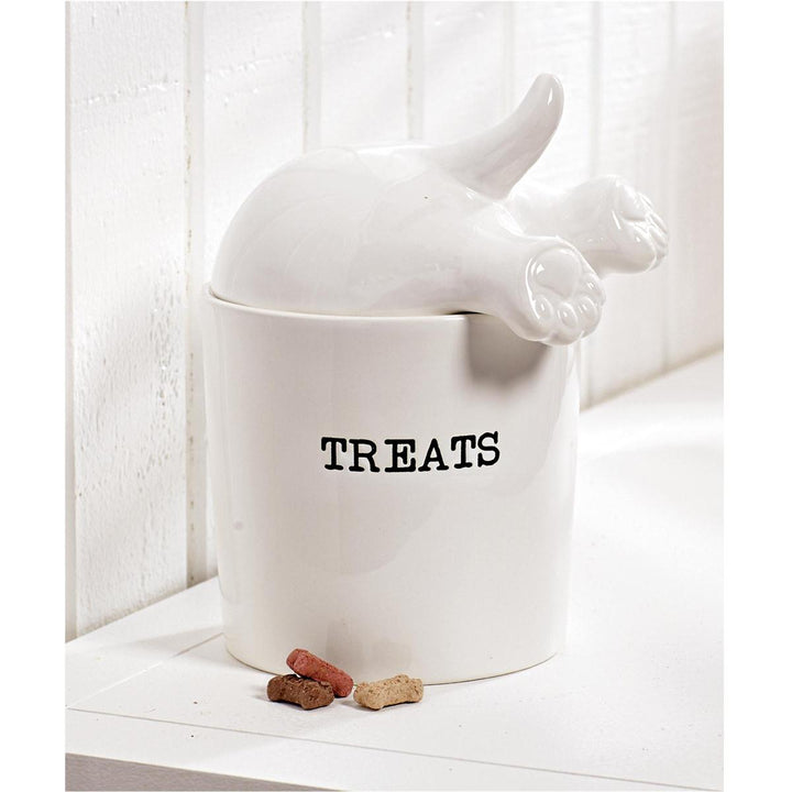 Dog Tail Treat Canister