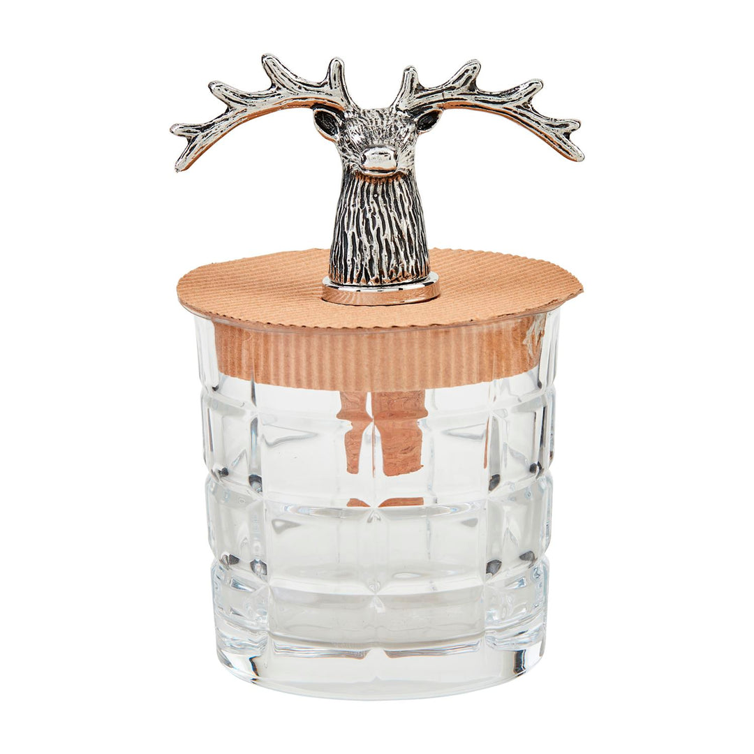 Deer Glass & Stopper Set