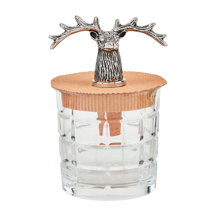 Deer Glass & Stopper Set