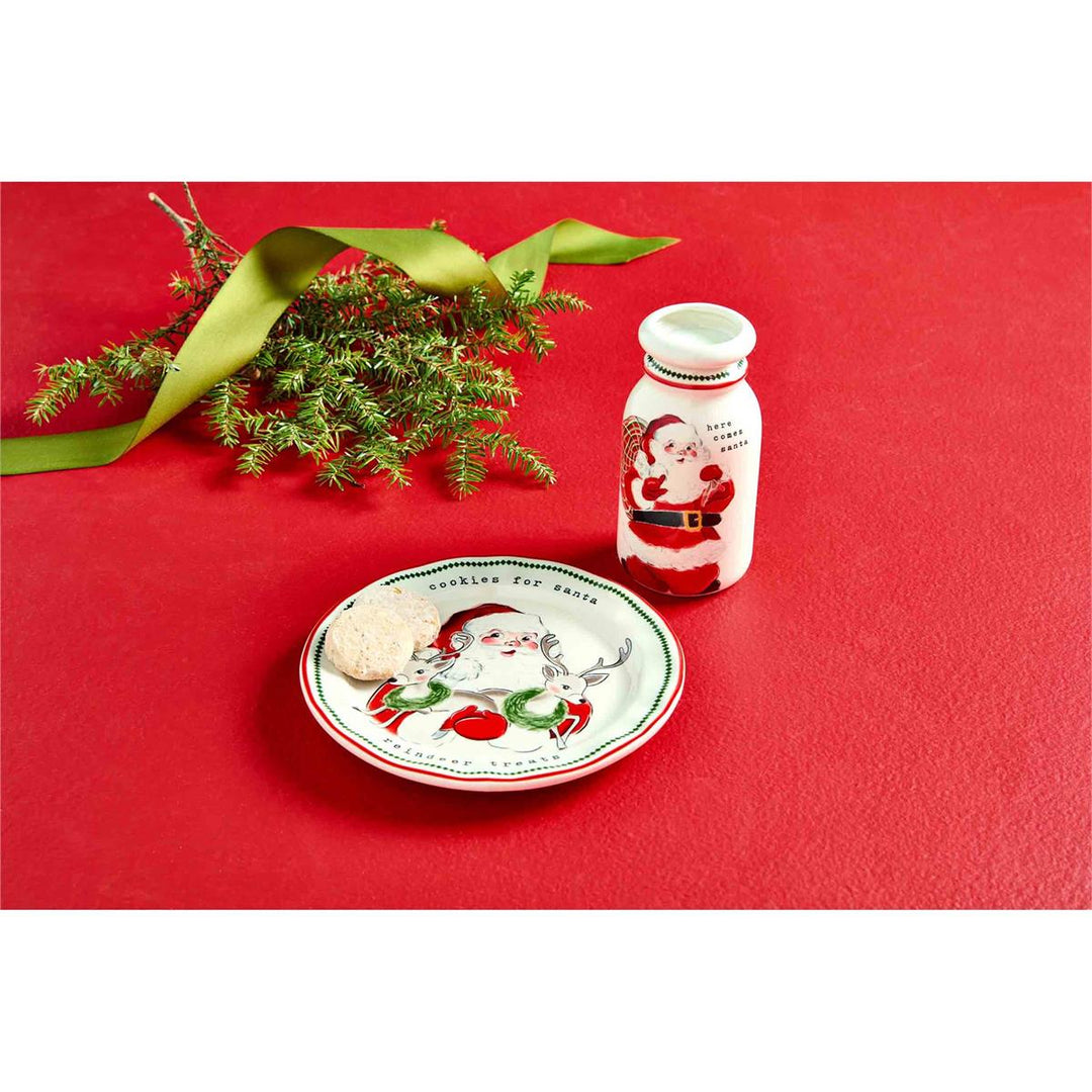 Santa Milk & Cookies Set