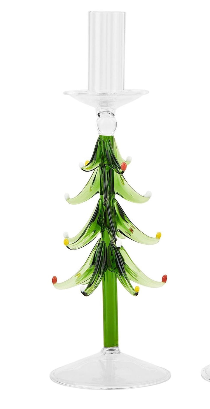 Glass Tree Taper Holder