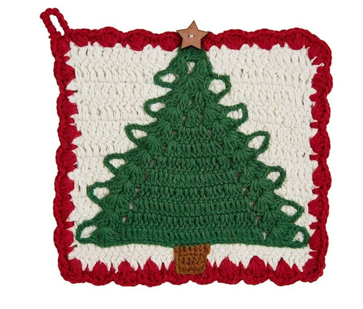 Christmas Crochet Pot Holder