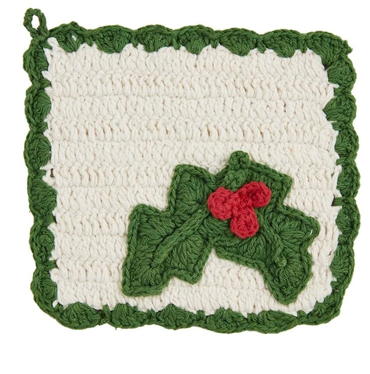 Christmas Crochet Pot Holder