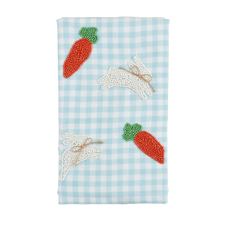 Bunny Carrot Easter Towel