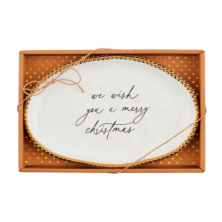 "We Wish" Sentiment Plate