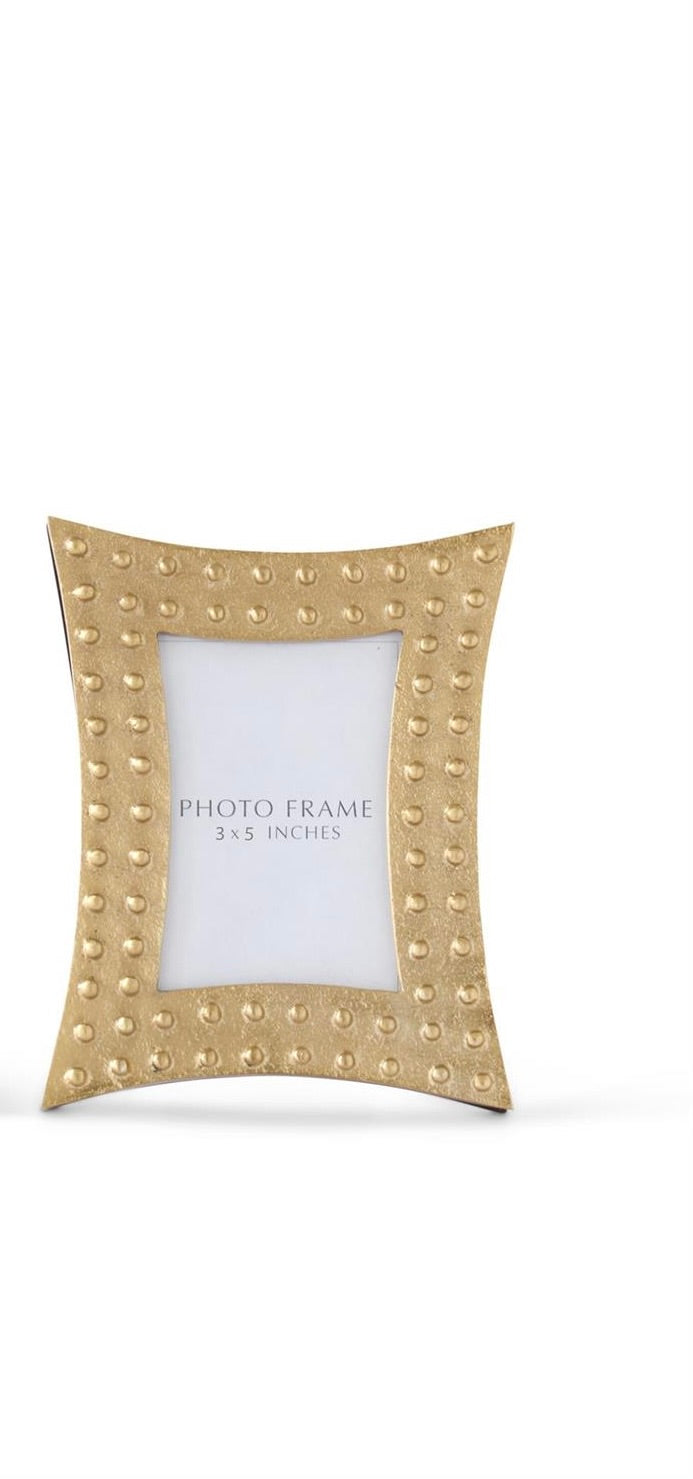 Gold Metal Embossed Frame