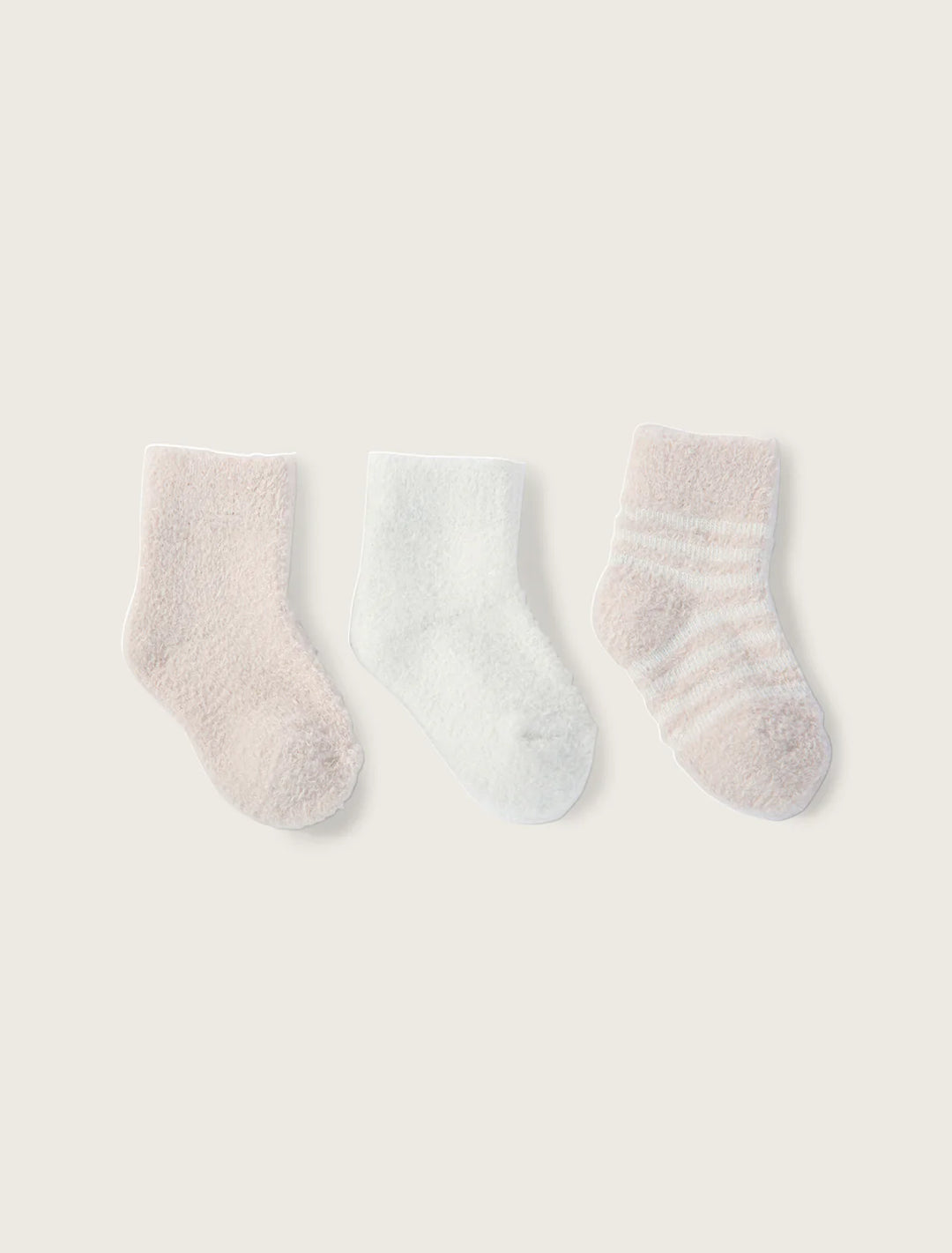 CozyChic Infant Socks 3-Pack in Pink