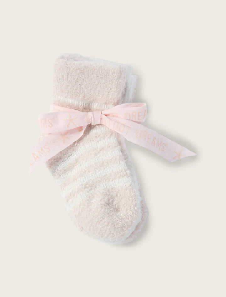 CozyChic Infant Socks 3-Pack in Pink