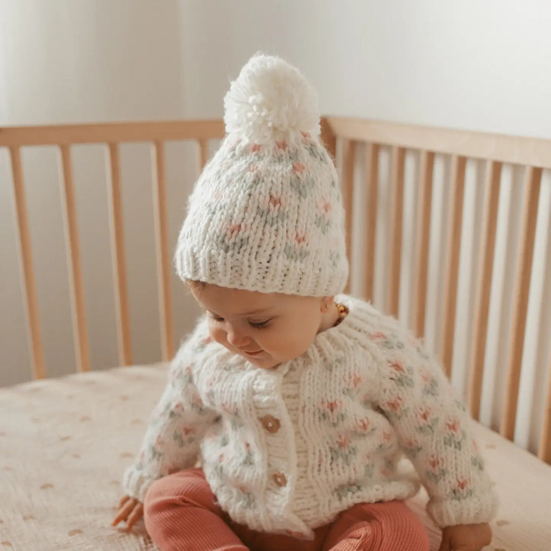 Bitty Blooms Beanie