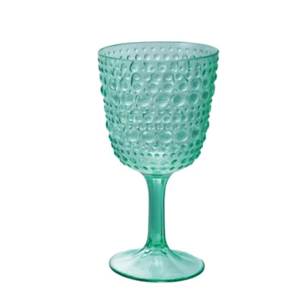 Acrylic Dots Wine Glass