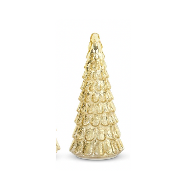 Gold LED Mercury Glass Tree