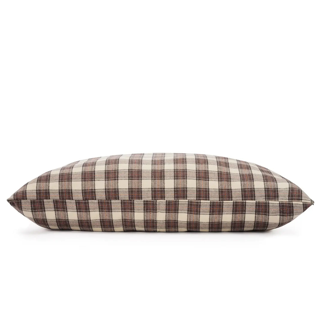 Chestnut Plaid Dog Bed