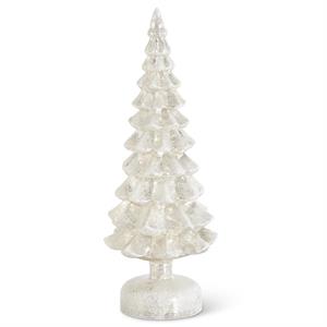 Silver LED Mercury Glass Tree